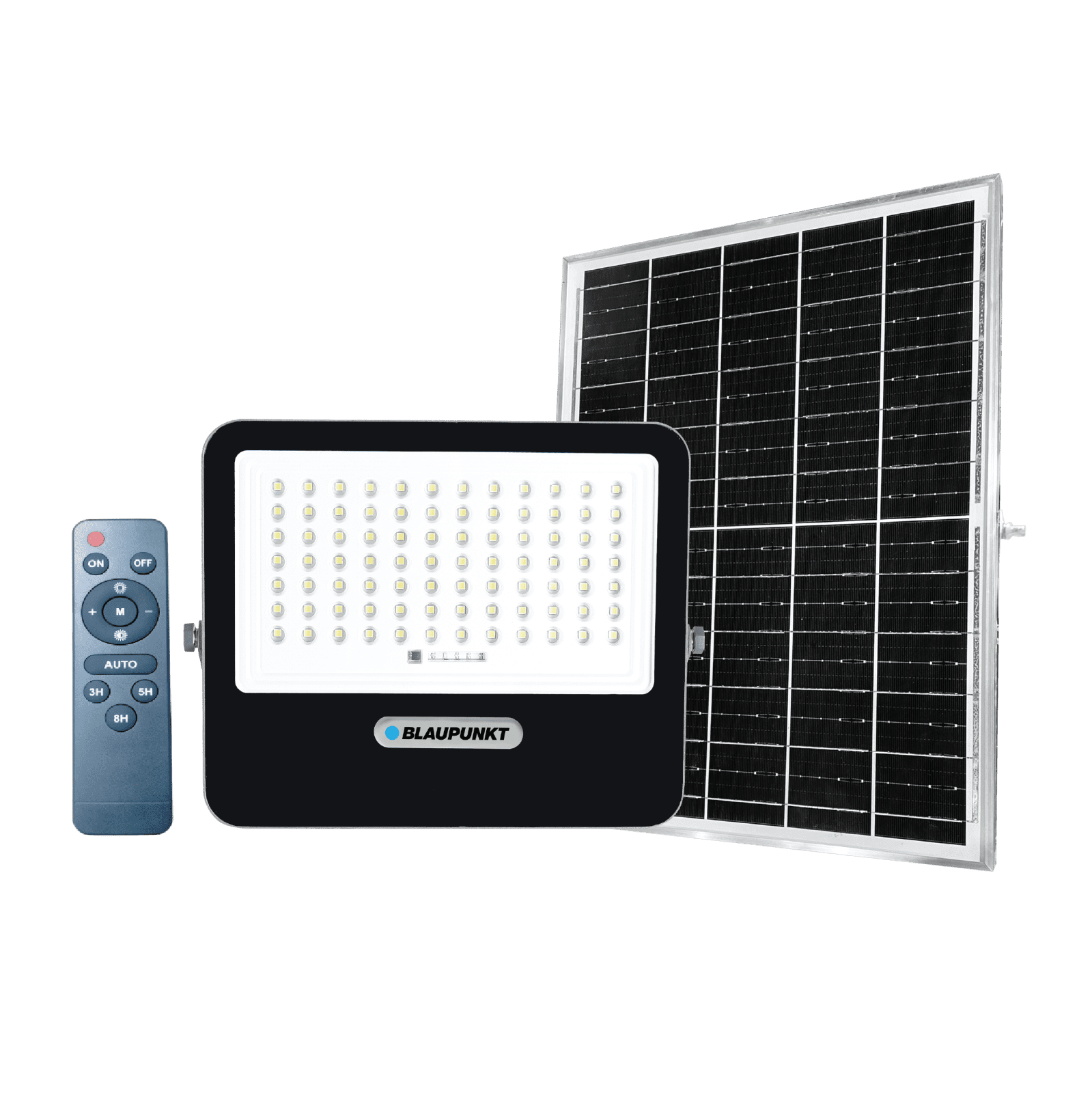 Blaupunkt Callen Solar Flutlicht 100W Tageslicht Aluminium