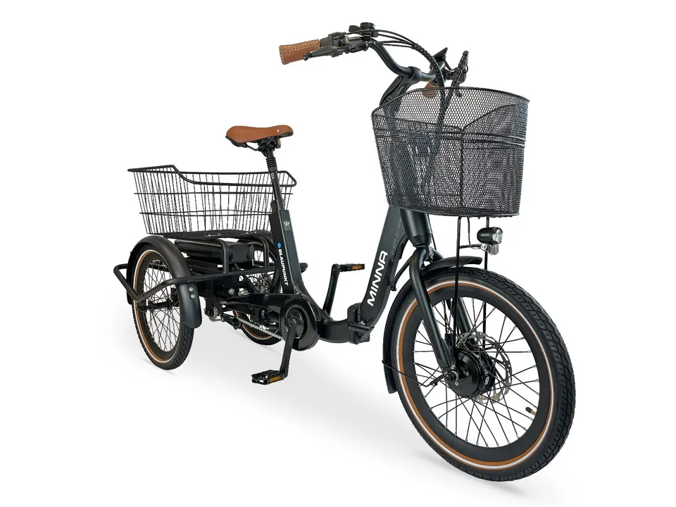 Blaupunkt MINNA E-Trike Lastenrad faltbar Frontmotor