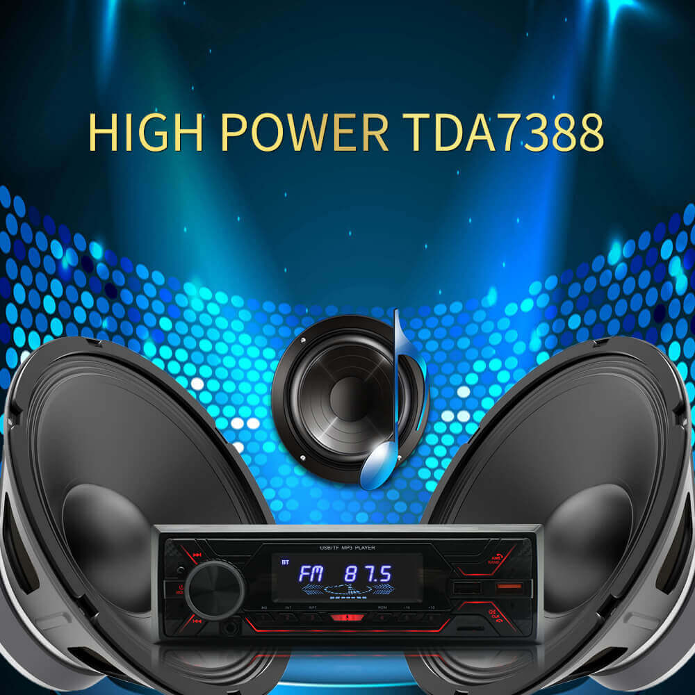 ESSGOO Car Stereo 720S 1-DIN Autoradio MP3 Beleuchtung