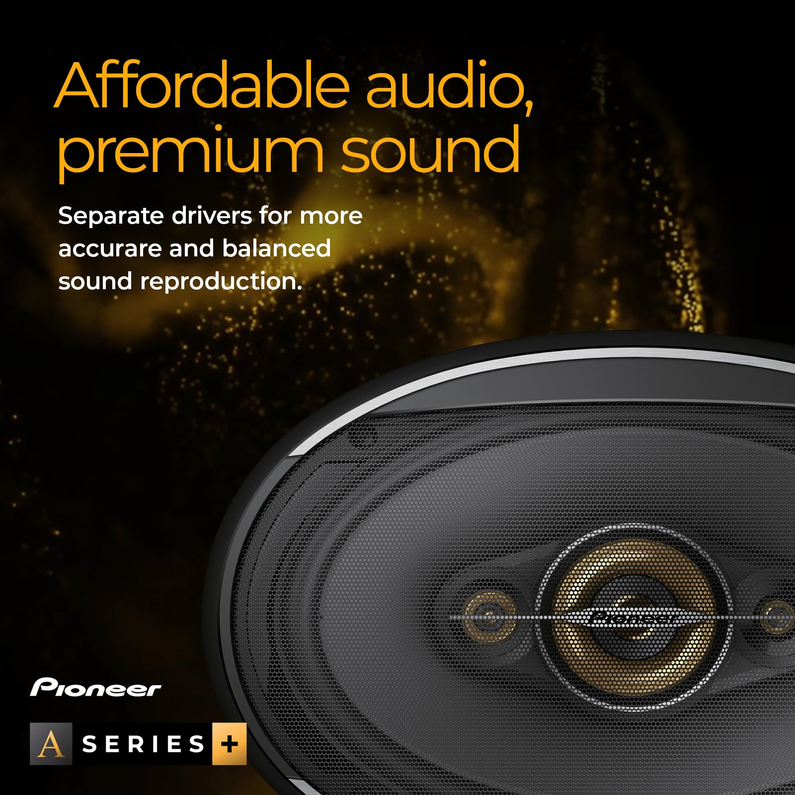 Pioneer TS-A1601C Komponentenlautsprecher 16,5cm 350W 2-Wege
