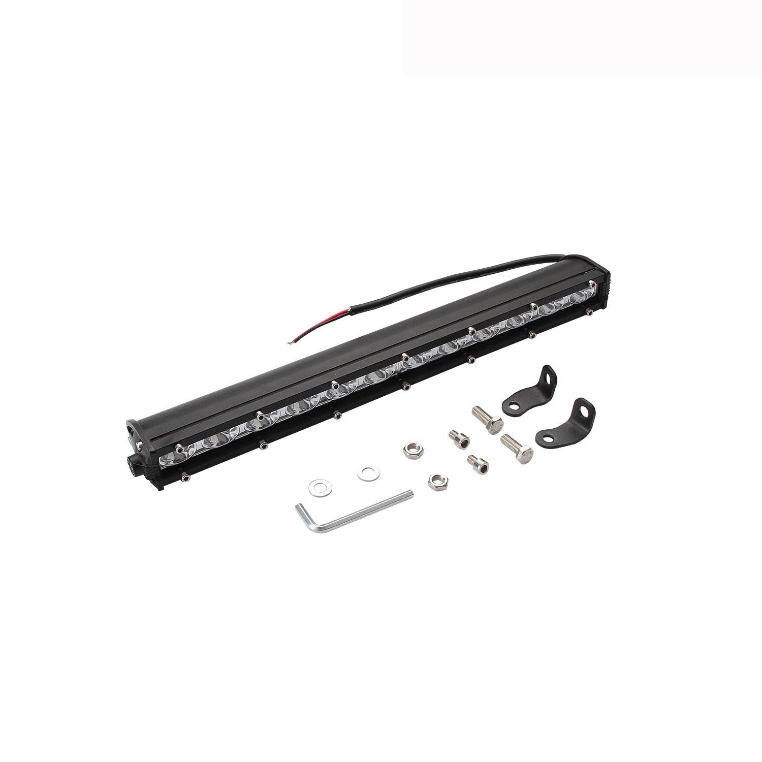 ESSGOO Auto Work Light LED Lightbar 7 Zoll 18W 12V