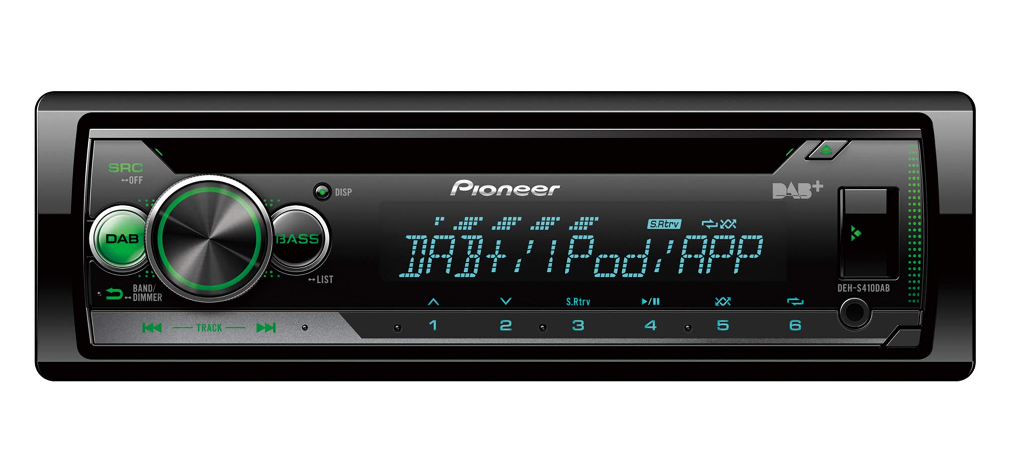 Pioneer DEH-S410DAB 1DIN Autoradio CD DAB+ USB