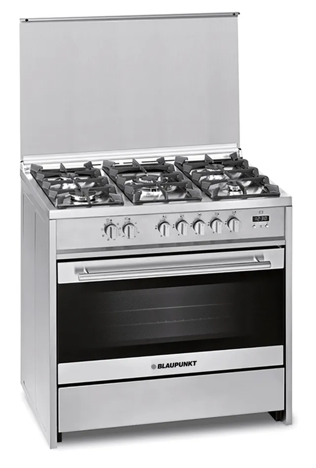Blaupunkt BGC590MRCTX Gasherd 90cm 5-flammig Wok 114L