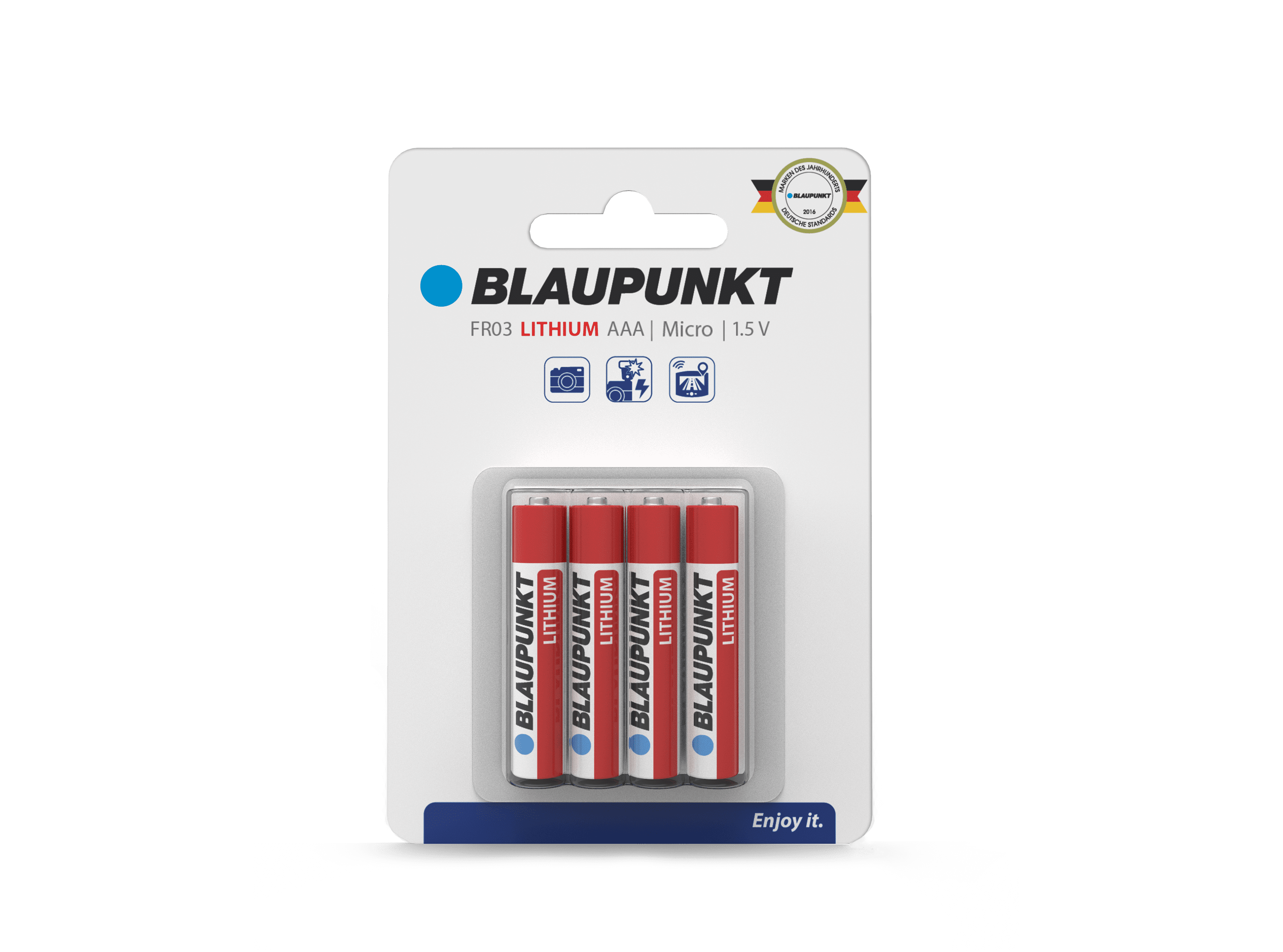 Blaupunkt FR03 Lithium Batterie AAA Profi