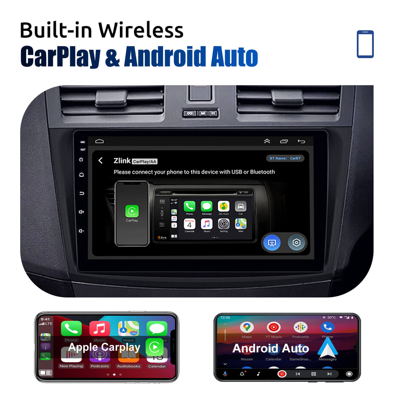 ESSGOO Car Stereo Mazda 3 Autoradio Doppel-DIN Standard