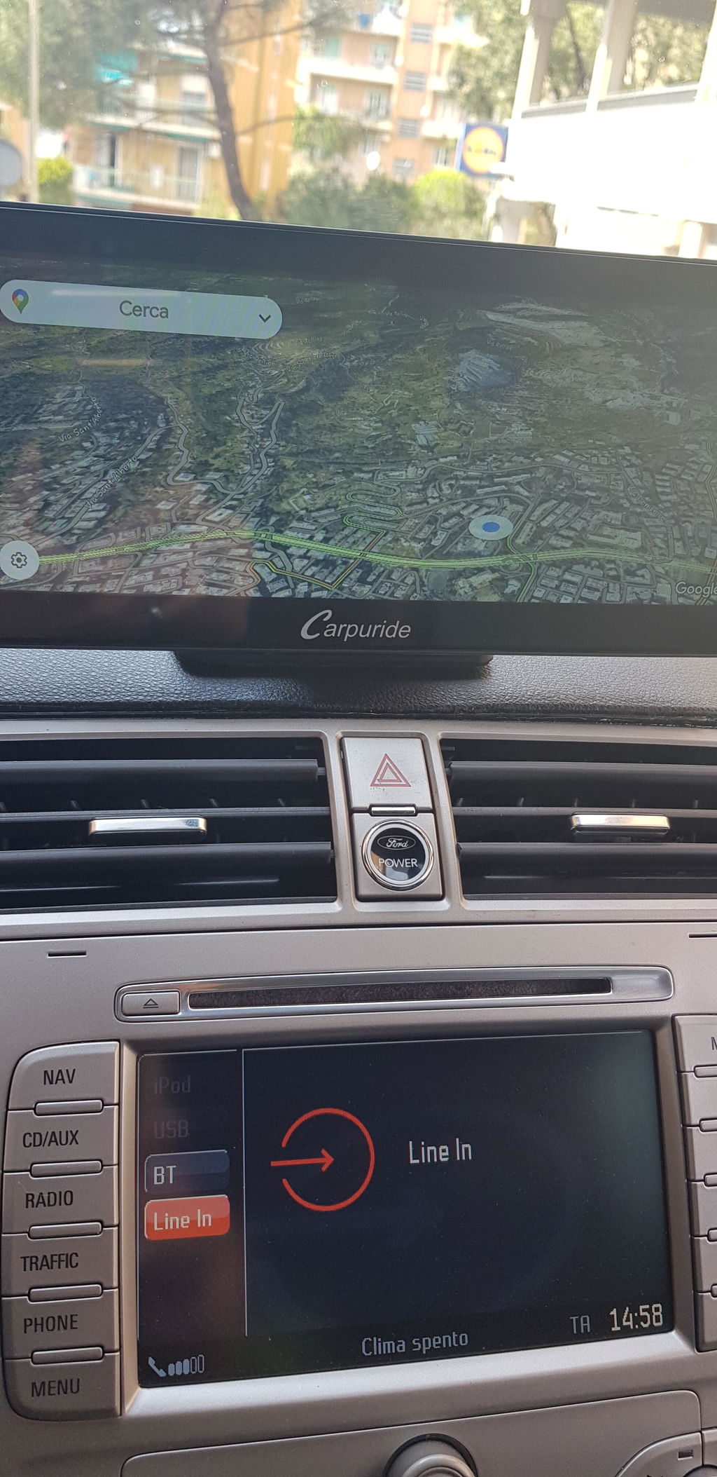 Carpuride W103 CarPlay-Display 10,3 Zoll mit Rückfahrkamera