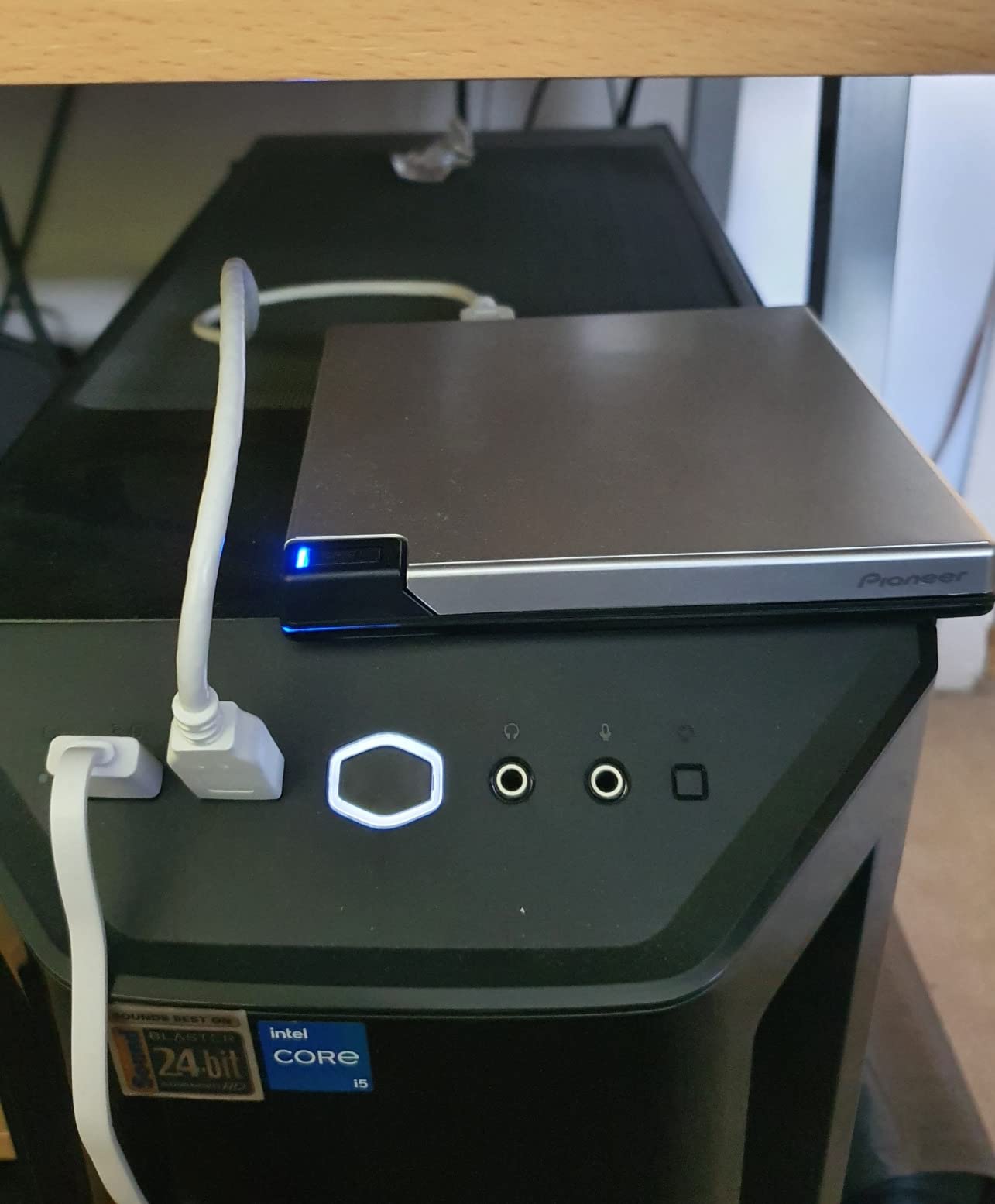 Pioneer BDR-XD07TS Blu-ray Brenner USB 3.0 Silber Slim
