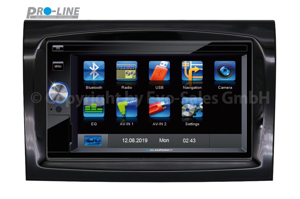 Blaupunkt Camper 370 2-DIN Autoradio Fiat Ducato